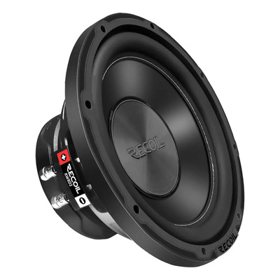 Subwoofer 8 Pulgadas Doble Bobina de 2 ohms (2+2 Ohms) Recoil Rw8d2 400 W MAX - Cono de Papel Prensado Grado Competencia | Meses sin interés