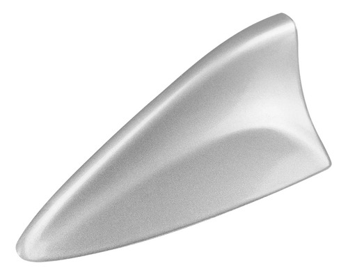 Antena Shark Tubarão Universal Permak-prata Haste Decorativa