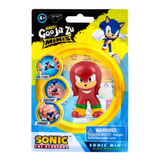 Mini Boneco Elástico Do Knuckles Metálico - Goo Jit Zu Sonic