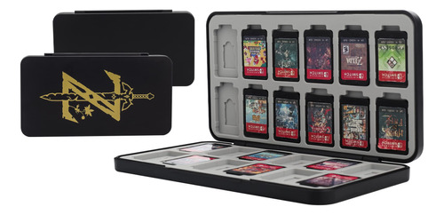 Fundiary Game Card Case For Nintendo Switch/lite/oled, Slim.