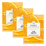 Set 3 Pz Mascarilla Ponds Fruity Hydra Fresh Naranja Facial