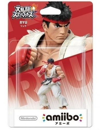 Figura Amiibo Original Nintendo Ryu Super Smash Bros