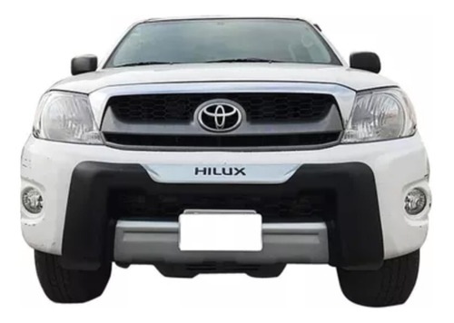 Defensa Plástica Toyota Hilux 2005 Al 2011 Bicapa Laqueada