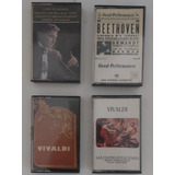 Lote 4 Cassettes Ópera - Beethoven, Vivaldi