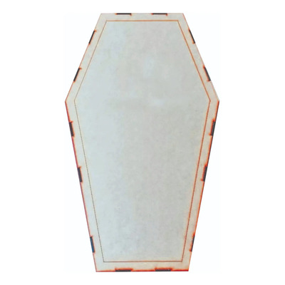 Caja De Madera Mdf Ataúd  (halloween) Grande 55 Cm | MercadoLibre