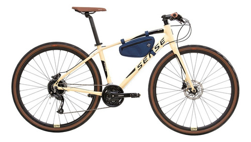 Bicicleta 700 Sense Activ 2023 Altus 27v Freio Hidráulico Cor Creme Tamanho Do Quadro M