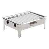 Brasero De Mesa Acero Inoxidable Brogas Parrilla 4 Personas