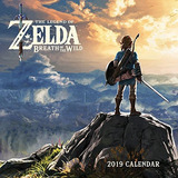 Legend Of Zelda Breath Of The Wild 2019 Wall Calendar