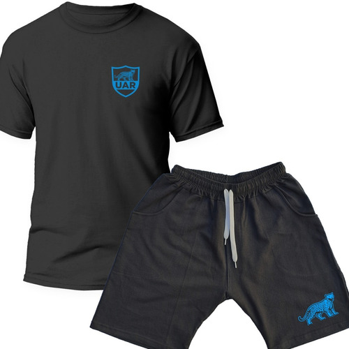 Conjunto Para Niño De Remera Y Short De Algodon Rugby 