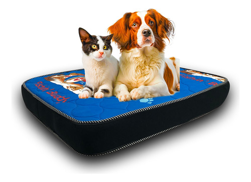 Colchón -cama Para Mascotas-perro-gato-75x60x10- Suavecol