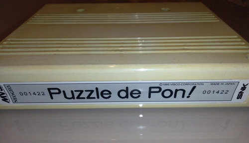 Puzzle De Pon! Para Neo Geo Mvs.