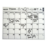 Pizarra Planner Organizador Mensual Imantado Calendario
