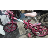 Bicicleta Infantil Aro 16 Barbie Usada