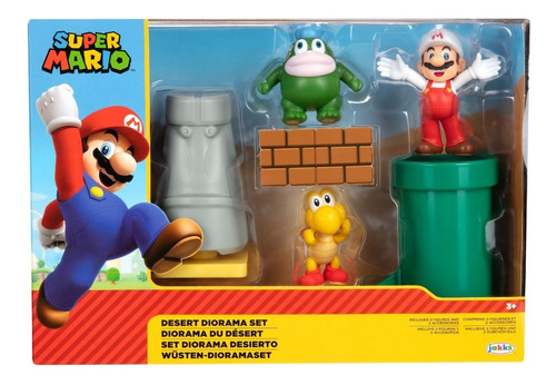 Figura nintendo Super Mario Bros Playset Desert Diorama