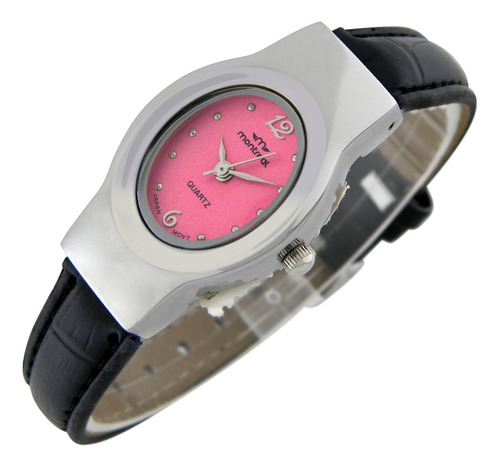 Reloj Pulsera Montreal Mujer Ml1523 Malla Cuero Sintético