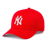 Gorra New Era 940 Básica Yankees Rojo