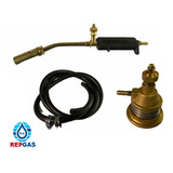 Soplete Soldar Gasfiter Progas Completo 1.5mt Bronce 