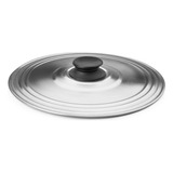 Tapa Para Ollas Y Sartenes 30-32-34-36 Cm Inox Marca Ibili Color Plateado