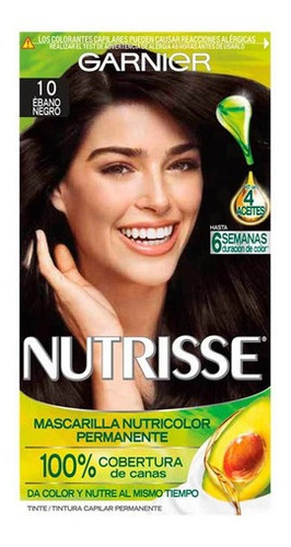 Kit Tintura Garnier  Nutrisse Regular Clasico Mascarilla Nut