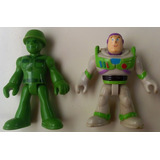 Lote 02 Boneco Toy Story Imaginext Fisher Price Usados