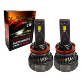 Kit 2 Ampolletas 14.000 Lúmenes L19 Super Led H8-h9-h11