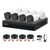 Dahua Kit De Vigilancia De 4 Cámaras Bullet Grabadora Dvr