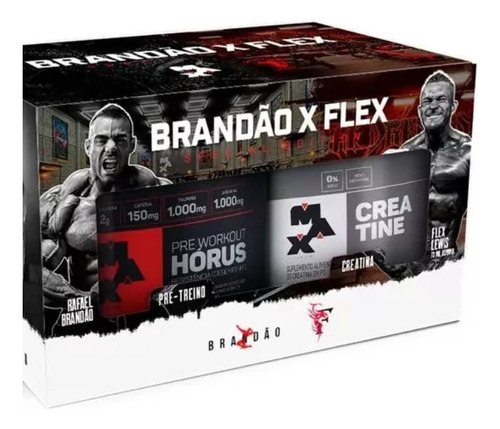 Combo Brandao X Flex - Horus 300g Creatina 100g Max Titanium