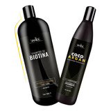 Kit Anticaída Shampoo Biotina + Acondicionador Coco Argán
