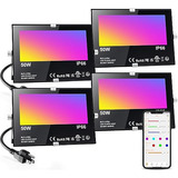 Foco Led De 500w Exteriores, Equivalente Rgb, Iluminaci...