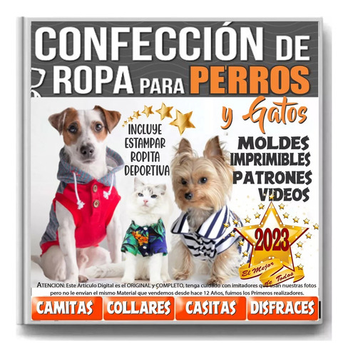 Moldes Digitales Patrones Confecciona Ropa Camas Para Perros