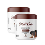 Kit 2 Mel Cola Cachos Naturais E Orgânicos Modelador 500g