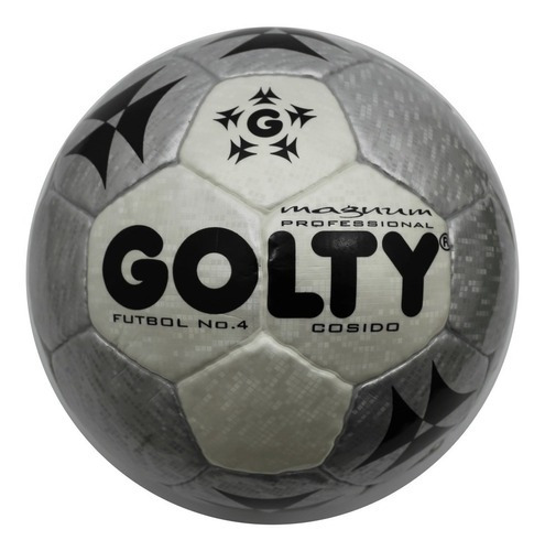 Balon Futbol Profesional Golty Magnum No.4 Color Gris Claro