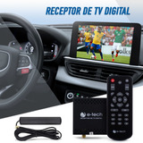 Receptor Tv Digital Ecosport 2008 Automotivo Antena Controle