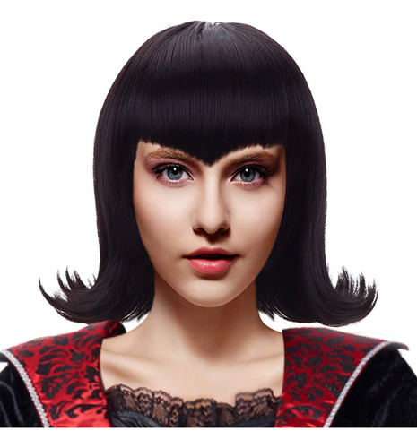 Peluca De Cosplay Afro Wig Vampire Mavis, Juego De Rol Para