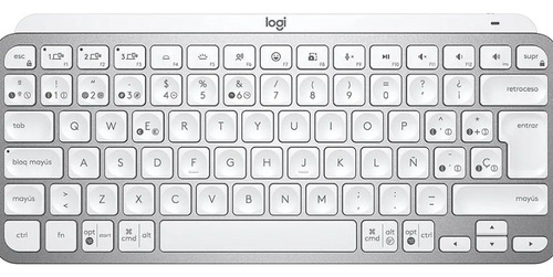 Teclado Logitech Mx Keys Mini Wireless Ios Apple Win Blanco