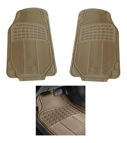 Par De Tapetes Delanteros Beige Vw Jetta A4 Sport 2003