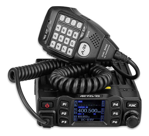 Radio Coche Walkie Talkie Vhf Uhf Doble Banda Retevis Rt95