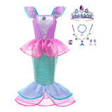 Disfraz De Princesa Ariel De Sirenita Para Fiesta De Cumplea