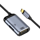 Nfhk Usb-c Tipo C A Hdmi Vga Convertidor Hdtv Multipuerto Di