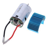 Motor 540 Con Disipador De Calor Azul Para Wltoys 12428 1242