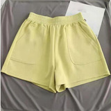 Pantalones Cortos Para Mujer, Ropa De Mujer, Cintura Alta, C