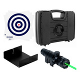 Laser Pistola Airsoft Airgun 22mm + Maleta Rígida + Kit Alvo