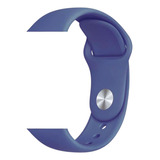 Pulseira Silicone Sport Compatível Apple 38/40 42/44 45/49 Cor Azul Holandês