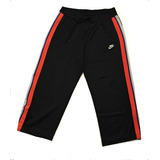 Pants Nike, Dama, Negro/lineas Gris-rojo, Talla G