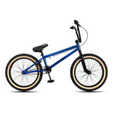 Bicicleta Bmx Pro-x Série 10 Aro 20 Aço Hi-ten K7 Cog 9 Azul