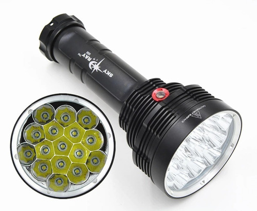 Linterna Skyray 16 Cree Xm-l T6 15000 Lúmenes