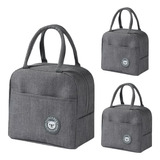 3pcs Bolsa Térmica Lancheira Marmiteira Escolar Infantil 1