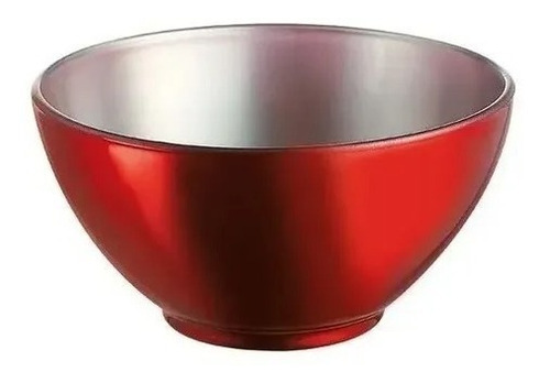 Bowl Vidrio Cereal 500 Cc Flashy Breakfast Luminarc Color Rojo