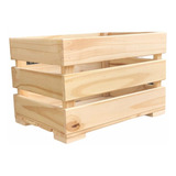 Cajón Canasto Organizador Cocina Baño De Madera De Pino