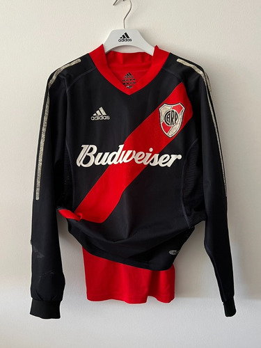 Camiseta Suplente Negra River Plate 2002 - 03, Doble Tela!